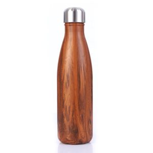 Thermal Cup Vacuum Flask Heat Water Bottle Portable Stainless Steel Sports Kettle(Chocolate) (OEM)