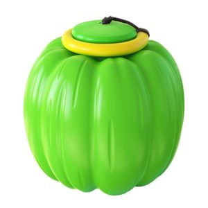 NG-01 Dog Molars Resistant To Bite Ball Pumpkin Hand Throwing Force Toy Ball(Green) (OEM)