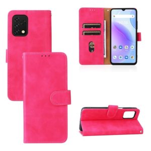 For UMIDIGI A11S Skin Feel Magnetic Buckle Leather Phone Case(Rose Red) (OEM)