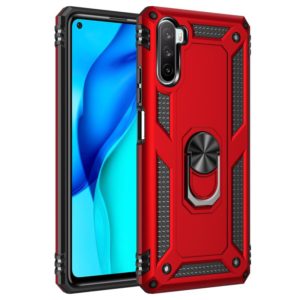 For Huawei Mate 40 Lite / Maimang 9 Shockproof TPU + PC Protective Case with 360 Degree Rotating Holder(Red) (OEM)