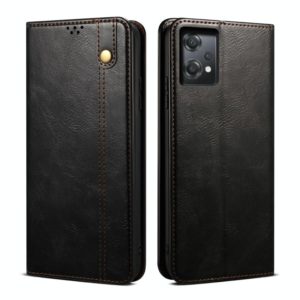 For OnePlus Nord CE 2 Lite 5G Oil Wax Crazy Horse Texture Leather Phone Case(Black) (OEM)