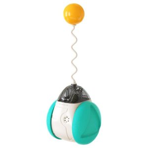 FSC-01 Electric Sounding Tumbler Cat Toy Funny Cat Ball(Lake Blue) (OEM)
