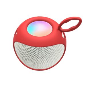 Speaker Protective Cover Home Audio Soft Silicone Protective Case For Apple HomePod Mini(Red) (OEM)
