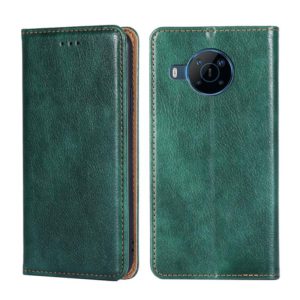 For Nokia X100 Gloss Oil Solid Color Magnetic Flip Leather Phone Case(Green) (OEM)
