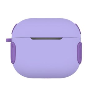 2 in 1 Matte Texture Contrast Color PC + TPU Earphone Case For AirPods 3(Lavender) (OEM)