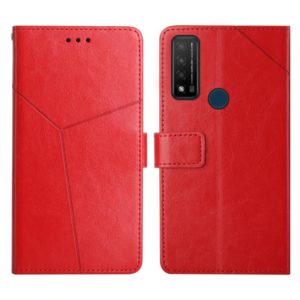 For TCL 20 R 5G Y Stitching Horizontal Flip Leather Phone Case(Red) (OEM)