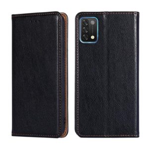 For UMIDIGI A11 Gloss Oil Solid Color Magnetic Leather Phone Case(Black) (OEM)