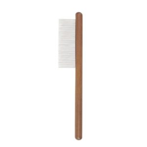 Cat Dog Solid Wood Comb For Removing Floating Hair Pet Cleaning Grooming Flea Comb(F) (OEM)