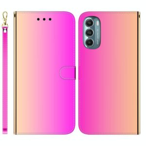 For Motorola Moto G Stylus 5G 2022 Imitated Mirror Surface Leather Phone Case(Gradient Color) (OEM)