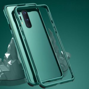 For OnePlus 8 Pro Shockproof Ultra-thin Metal Protective Frame(Green) (OEM)