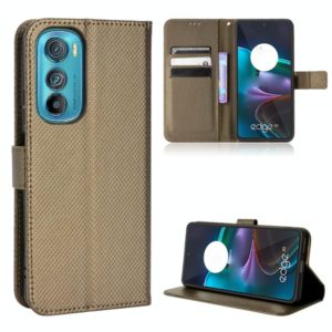 For Motorola Edge 30 Diamond Texture Leather Phone Case(Brown) (OEM)