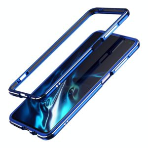 For Xiaomi Redmi K30 Aluminum Alloy Shockproof Protective Bumper Frame(Dark Blue Silver) (OEM)