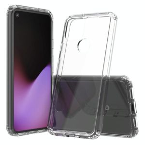 For Google Pixel 5 Scratchproof TPU + Acrylic Protective Case(Transparent) (OEM)