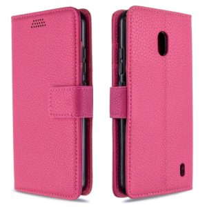 For Nokia 2.2 Litchi Texture Horizontal Flip Leather Case with Holder & Card Slots & Wallet & Photo Frame(Rose) (OEM)