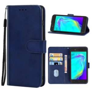 For Itel A17 Leather Phone Case(Blue) (OEM)