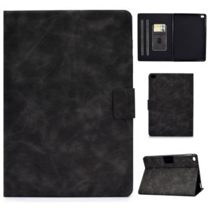 For iPad Air 2 / Air / 9.7 (2018) & (2017) Cowhide Texture Horizontal Flip Leather Case with Holder & Card Slots & Sleep / Wake-up Function(Grey) (OEM)