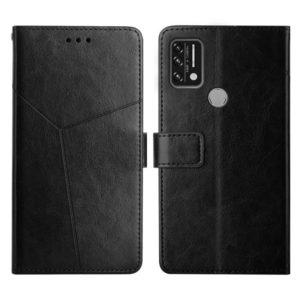 For UMIDIGI A7 Pro Y Stitching Horizontal Flip Leather Phone Case(Black) (OEM)