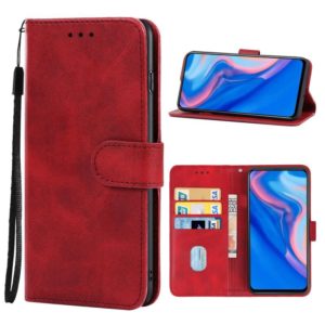 For Huawei P smart Z Leather Phone Case(Red) (OEM)