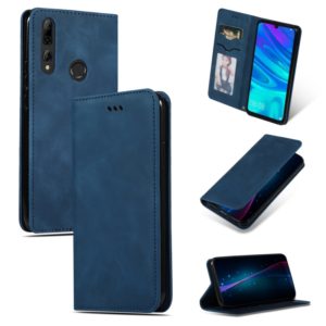 Retro Skin Feel Business Magnetic Horizontal Flip Leather Case for Huawei P Smart 2019 & P Smart Plus 2019(Navy Blue) (OEM)