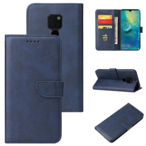 For Huawei Mate 20 Calf Texture Buckle Horizontal Flip Leather Case with Holder & Card Slots & Wallet(Blue) (OEM)