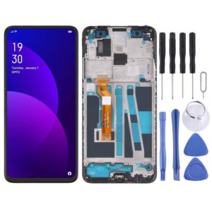 LCD Screen and Digitizer Full Assembly with Frame for OPPO F11 Pro CPH1959 CPH2209 CPH1989(Black) (OEM)