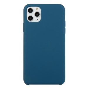 For iPhone 11 Pro Max Solid Color Solid Silicone Shockproof Case(Xingyu Blue) (OEM)
