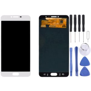 Original LCD Display + Touch Panel for Galaxy C7 / C7000(White) (OEM)
