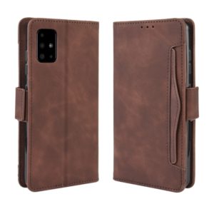 For Galaxy S20+ Wallet Style Skin Feel Calf Pattern Leather Case with Separate Card Slot(Brown) (OEM)