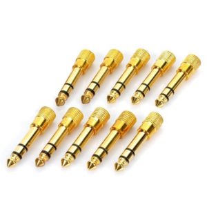 6.35mm Male to 3.5mm Female Audio Jack Adapters (10 Pcs in One Package, the Price is for 10 Pcs) (OEM)