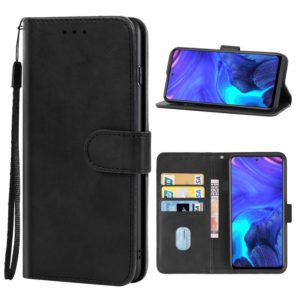 Leather Phone Case For Infinix Note 10 Pro NFC(Black) (OEM)