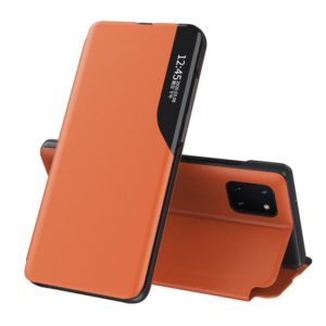 For Samsung Galaxy A91 / S10 Lite / M80s Attraction Flip Holder Leather Phone Case(Orange) (OEM)