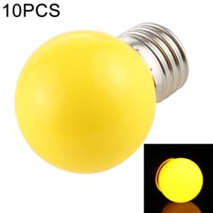 10 PCS 2W E27 2835 SMD Home Decoration LED Light Bulbs, DC 12V (Yellow Light) (OEM)