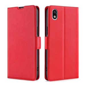 For Sony Xperia ACE III Ultra-thin Voltage Side Buckle Flip Leather Case(Red) (OEM)