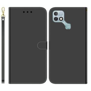 For Infinix Hot 10i / Smart 5 Pro X659B / PR652B / S658E Imitated Mirror Surface Horizontal Flip Leather Phone Case(Black) (OEM)