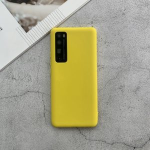 For Huawei Nova 7 Pro Shockproof Frosted TPU Protective Case(Yellow) (OEM)