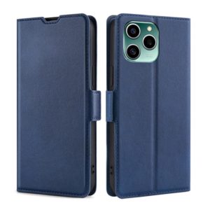 For Honor 60 SE Ultra-thin Voltage Side Buckle Flip Leather Case(Blue) (OEM)