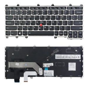US Version Keyboard With Back Light for Lenovo Thinkpad Yoga 260 / Yoga 370 / X380(Silver) (OEM)