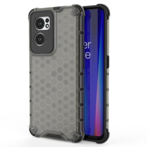 For OnePlus Nord CE 2 5G Shockproof Honeycomb PC + TPU Phone Case(Black) (OEM)