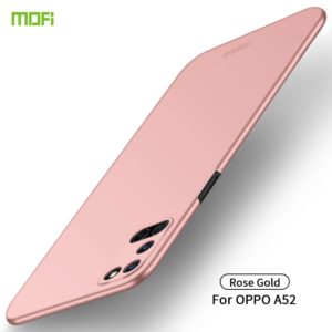 For OPPO A52 MOFI Frosted PC Ultra-thin Hard Case(Rose gold) (MOFI) (OEM)