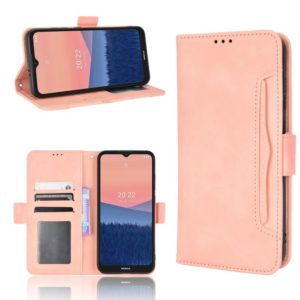 For Nokia C21 Skin Feel Calf Pattern Leather Phone Case(Pink) (OEM)