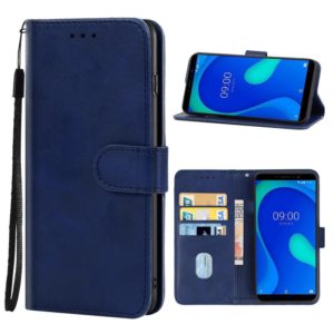 Leather Phone Case For Wiko Y80(Blue) (OEM)