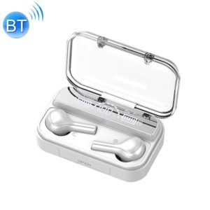 278 TWS External Noise Cancelling Touch Bluetooth Earphone with Charging Box, Support Three-screen Battery Display & Power Bank & Call & Voice Assistant(White) (OEM)