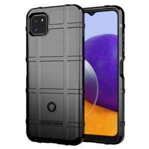 For Samsung Galaxy A22 5G Full Coverage Shockproof TPU Case(Black) (OEM)