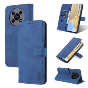 For Honor X30 AZNS Skin Feel Calf Texture Horizontal Flip Leather Phone Case(Blue) (AZNS) (OEM)