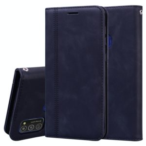 For Samsung Galaxy M21 Frosted Business Magnetic Horizontal Flip PU Leather Case with Holder & Card Slot & Lanyard(Black) (OEM)