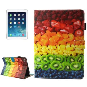 For iPad mini 4 / mini 3 / mini 2 / mini Universal Fruit Assorted Patterns Horizontal Flip Leather Protective Case with Holder & Card Slots & Sleep (OEM)