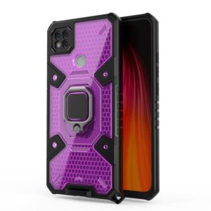 For Xiaomi Redmi 9C Space PC+TPU Ring Holder Protective Case(Purple) (OEM)