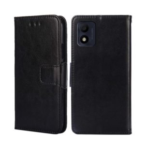 For Alcatel 1B 2022 Crystal Texture Leather Phone Case(Black) (OEM)