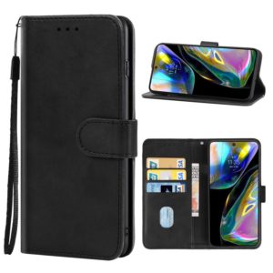 For Motorola Moto G82 Leather Phone Case(Black) (OEM)