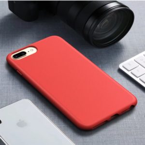 For iPhone 6 Plus & 6s Plus Starry Series Shockproof Straw Material + TPU Protective Case(Red) (OEM)